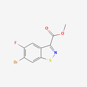 Methyl 6-bromo-5-fluorobenzo[d]isothiazole-3-carboxylate