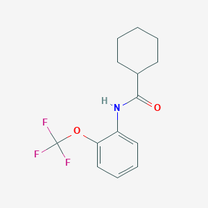 N-(2-trifluoromethoxyphenyl)cyclohexanecarboxamide