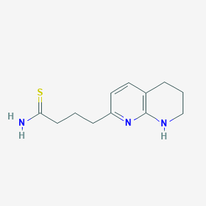 4-(5,6,7,8-Tetrahydro-1,8-naphthyridin-2-yl)butanethioamide