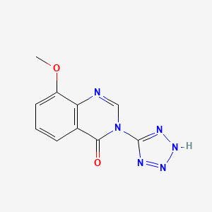 8-methoxy-3-(1H-tetrazol-5-yl)-4(3H)-quinazolinone