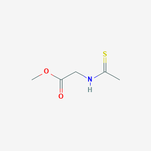 molecular formula C5H9NO2S B8379293 Methyl thioacetamidoacetate 