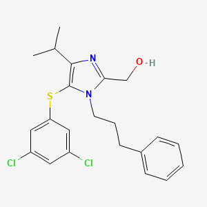 1H-Imidazole-2-methanol, 5-((3,5-dichlorophenyl)thio)-4-(1-methylethyl)-1-(3-phenylpropyl)-