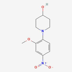 1-(2-Methoxy-4-nitro-phenyl)-piperidin-4-ol