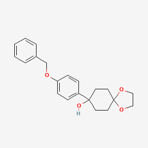 8-(4-Benzyloxy-phenyl)-1,4-dioxa-spiro[4.5]decan-8-ol