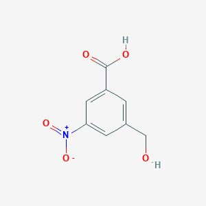 molecular formula C8H7NO5 B8379435 5-Nitro-3-hydroxymethyl benzoic acid 