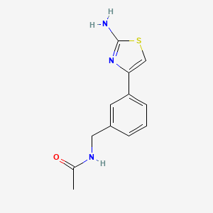 4-(3-Acetylaminomethylphenyl)-2-aminothiazole