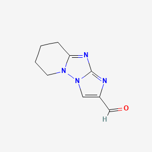 4,5,6,7-Tetrahydro-1,3a,3b,8-tetraaza-cyclopenta[a]indene-2-carbaldehyde