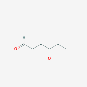 molecular formula C7H12O2 B8379481 5-Methyl-4-oxocaproaldehyde 