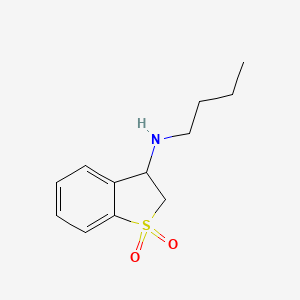 butyl-(1,1-dioxo-2,3-dihydro-1H-benzo[b]thiophen-3-yl)-amine