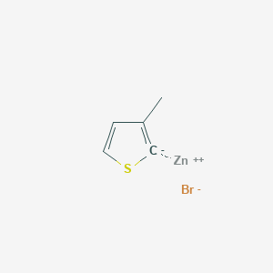 molecular formula C5H5BrSZn B8379648 3-Methyl-2-thienyl ZINC bromide 