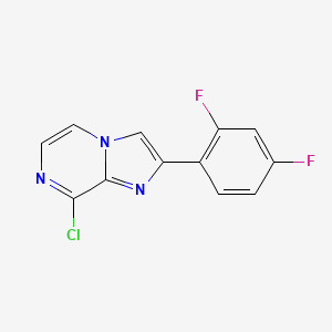 8-Chloro-2-(2,4-difluorophenyl)imidazo[1,2-a]pyrazine