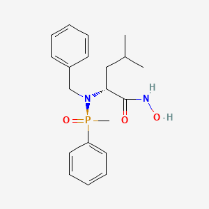 n-[[2-Methyl-4-hydroxycarbamoyl]but-4-yl-n]-benzyl-p-[phenyl]-p-[methyl]phosphinamid