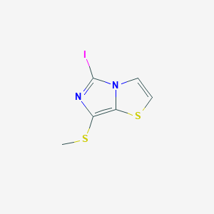 5-Iodo-7-methylthioimidazo[5,1-b]thiazole