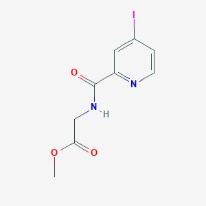 [(4-Iodo-pyridine-2-carbonyl)amino]-acetic acid methyl ester