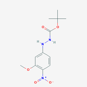 Tert-butyl 2-(3-methoxy-4-nitrophenyl)hydrazinecarboxylate