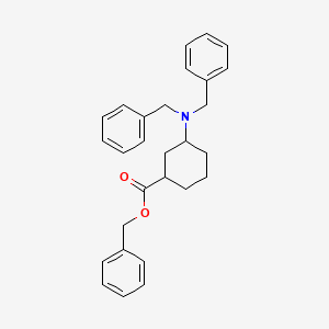 molecular formula C28H31NO2 B8379776 Benzyl 3-dibenzylaminocyclohexanoate 