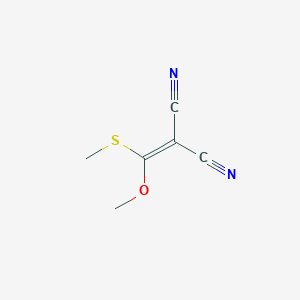 molecular formula C6H6N2OS B8379791 Dicyanoketene Dimethyl Thioacetal 