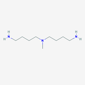 molecular formula C9H23N3 B8379887 N-(4-aminobutyl)-N-methylbutane-1,4-diamine 