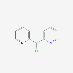 molecular formula C11H9ClN2 B8379910 2,2'-(Chloromethylene)dipyridine 