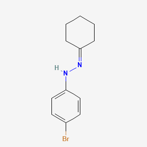 1-(4-Bromophenyl)-2-cyclohexylidenehydrazine