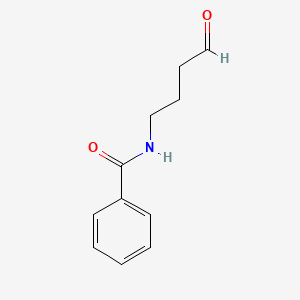 molecular formula C11H13NO2 B8379967 N-(4-oxobutyl)benzamide 