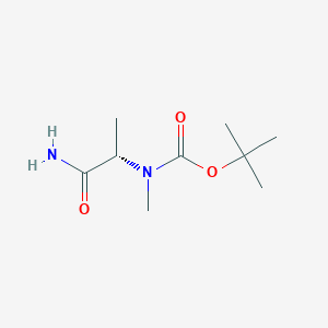 ((S)-1-Carbamoyl-ethyl)-methyl-carbamic acid tert-butyl ester