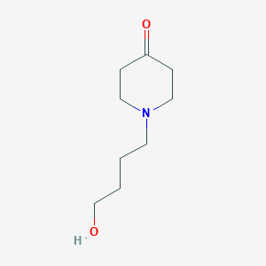 molecular formula C9H17NO2 B8380145 1-(4-Hydroxybutyl)-4-piperidone 