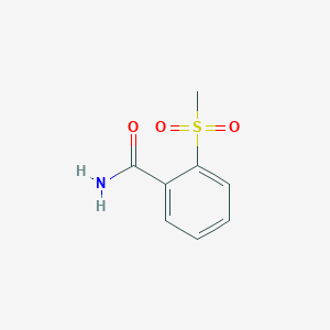 molecular formula C8H9NO3S B8380164 2-Methanesulphonylbenzamide 