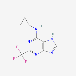 6-(Cyclopropylamino)-2-(trifluoromethyl)purine