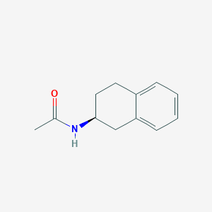 molecular formula C12H15NO B8380212 (S)-N-(1,2,3,4-Tetrahydro-naphthalen-2-yl)-acetamide 