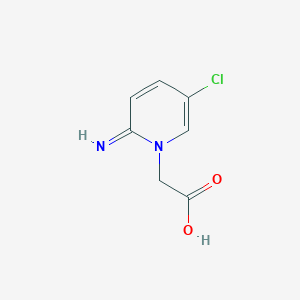 2-(5-chloro-2-iminopyridin-1(2H)-yl)acetic acid