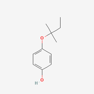 molecular formula C11H16O2 B8380242 4-Tert-amyloxy-1-phenol 