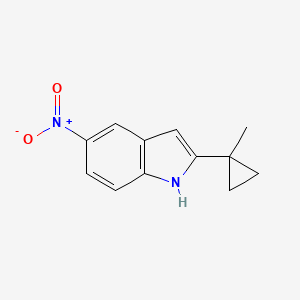 2-(1-methylcyclopropyl)-5-nitro-1H-indole