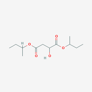 molecular formula C12H22O5 B8380317 2-Hydroxybutanedioic acid disec-butyl ester 