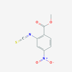 molecular formula C9H6N2O4S B8380342 Methyl 2-isothiocyanato-4-nitrobenzoate 