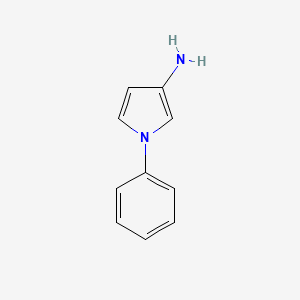 molecular formula C10H10N2 B8380463 1-phenyl-1H-pyrrol-3-amine 