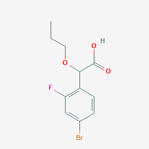(RS)-(4-Bromo-2-fluoro-phenyl)-propoxy-acetic acid