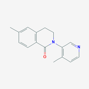 6-methyl-2-(4-methylpyridin-3-yl)-3,4-dihydroisoquinolin-1(2H)-one