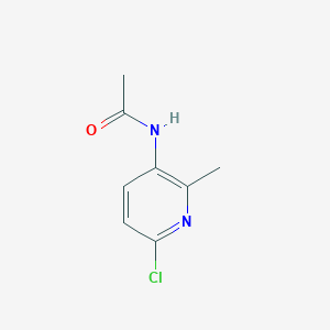 molecular formula C8H9ClN2O B8380577 N-(6-chloro-2-methylpyridin-3-yl)acetamide 