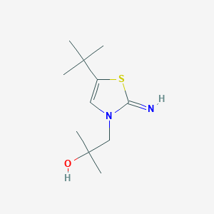 1-(5-tert-butyl-2-iminothiazol-3(2H)-yl)-2-methylpropan-2-ol