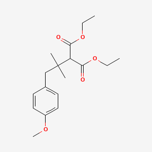 Diethyl 2-(1-(4-methoxyphenyl)-2-methylpropan-2-yl)malonate