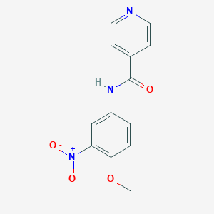 molecular formula C13H11N3O4 B8380768 N-(4-Methoxy-3-nitro-phenyl)-isonicotinamide 