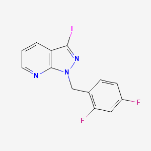 1-(2,4-Difluorobenzyl)-3-iodo-1H-pyrazolo[3,4-b]pyridine