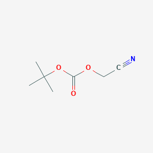 molecular formula C7H11NO3 B8380961 tert-Butoxycarbonyloxyacetonitrile 