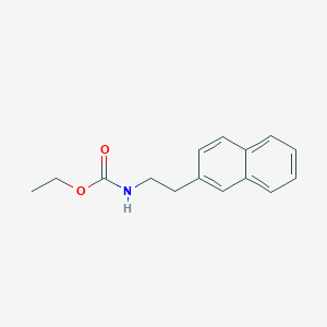 molecular formula C15H17NO2 B8381078 (2-Naphthalen-2-yl-ethyl)-carbamic acid ethyl ester 