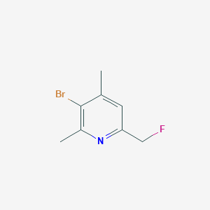 3-Bromo-6-(fluoromethyl)-2,4-dimethylpyridine