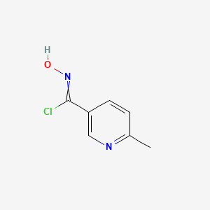 N-hydroxy-6-methylnicotinimidoyl chloride