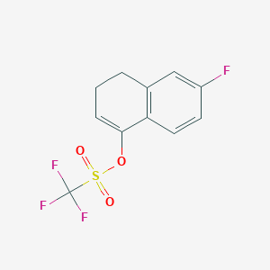 6-Fluoro-3,4-dihydronaphthalen-1-yl trifluoromethanesulfonate