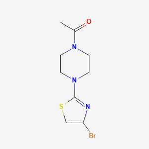 1-Acetyl-4-(4-bromo-1,3-thiazol-2-yl)piperazine