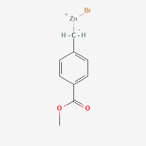 molecular formula C9H9BrO2Zn B8381190 Bromo[4-(methoxycarbonyl)benzyl]ZINC 